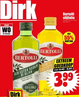 Dirk Bertolli olijfolie aanbieding