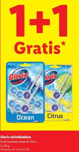 Lidl Glorix toiletblokken aanbieding