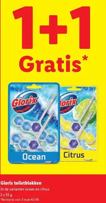 Lidl Glorix toiletblokken aanbieding