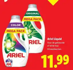 Lidl Ariel Liquid aanbieding