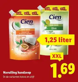 Lidl Navulling handzeep aanbieding