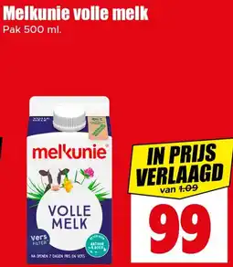 Dirk Melkunie volle melk aanbieding