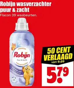 Dirk Robijn wasverzachter puur & zacht aanbieding