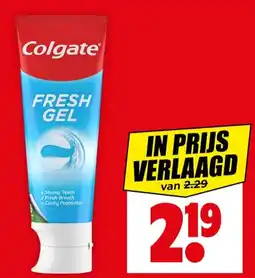 Dirk Colgate fresh gel aanbieding