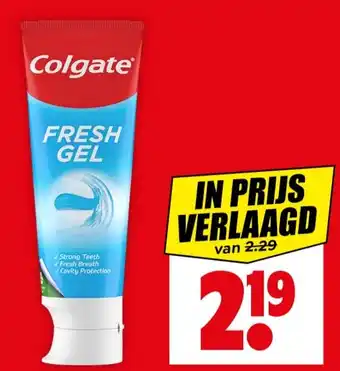 Dirk Colgate fresh gel aanbieding