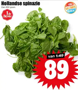Dirk Hollandse spinazie aanbieding