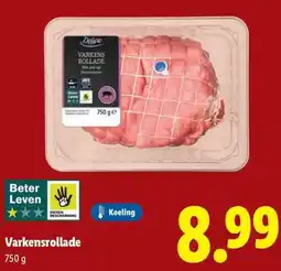 Lidl Varkensrollade aanbieding