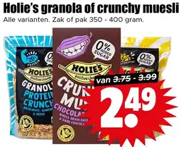 Dirk Holie's granola of crunchy muesli aanbieding