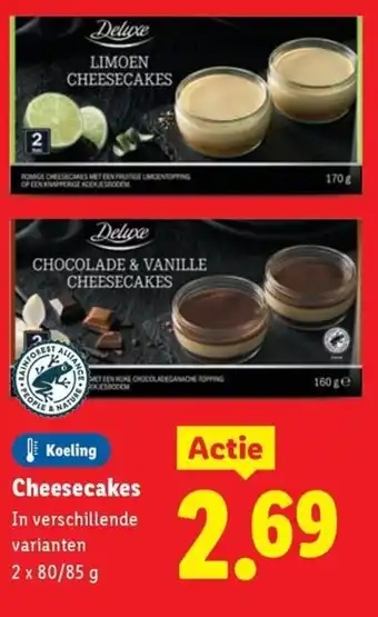 Lidl Cheesecakes aanbieding
