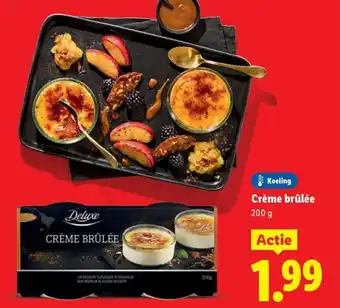 Lidl Crème brûlée aanbieding