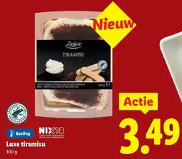 Lidl Luxe tiramisu aanbieding
