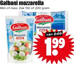 Dirk Galbani mozzarella aanbieding