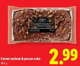 Lidl Carrot walnut & pecan cake aanbieding