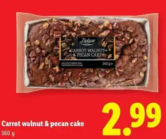 Lidl Carrot walnut & pecan cake aanbieding
