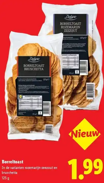 Lidl Borreltoast aanbieding