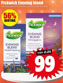 Dirk Pickwick Evening blend aanbieding