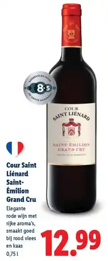 Lidl Cour Saint Liénard Saint Émilion Grand Cru aanbieding