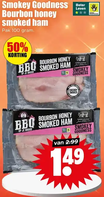 Dirk Smokey Goodness Bourbon honey smoked ham aanbieding