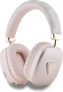 Bol.com Guess 4G Triangle Bluetooth Stereo Over-Ear Koptelefoon - Roze aanbieding