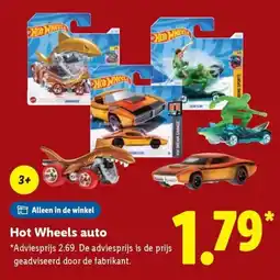 Lidl Hot Wheels auto aanbieding