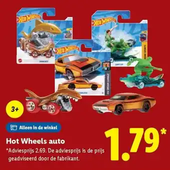 Lidl Hot Wheels auto aanbieding