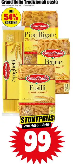 Dirk Grand'Italia Tradizionali pasta aanbieding