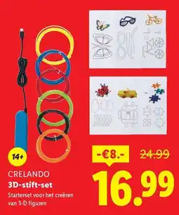 Lidl Crelando 3D-stift-set aanbieding
