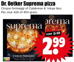 Dirk Dr. Oetker Suprema pizza aanbieding