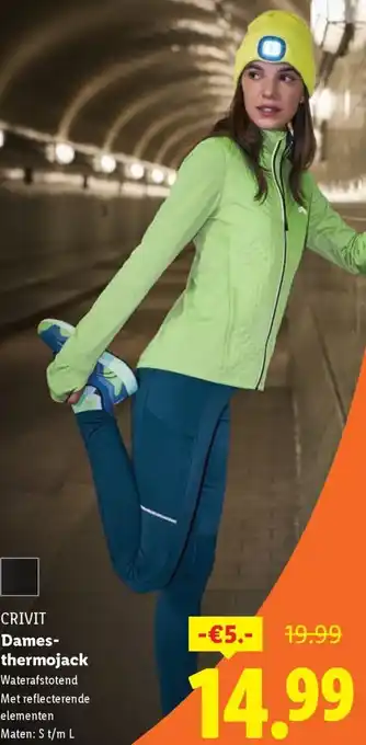 Lidl CRIVIT Damesthermojack aanbieding