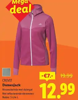 Lidl Crivit damesjack aanbieding