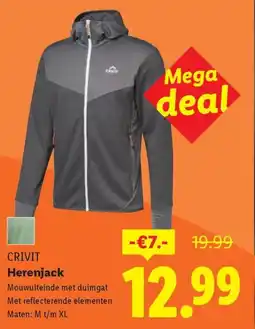 Lidl Crivit Herenjack aanbieding