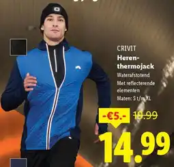 Lidl Crivit heren thermobroek aanbieding
