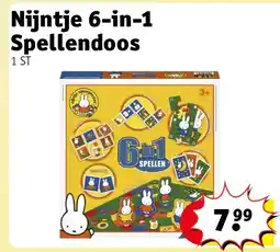 Kruidvat Nijntje 6-in-1 Spellendoos aanbieding