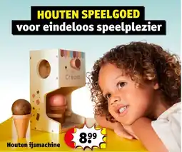 Kruidvat Houten ijsmachine aanbieding