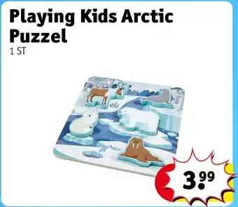 Kruidvat Playing Kids Arctic Puzzel aanbieding