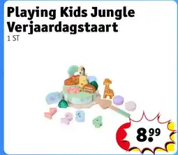 Kruidvat Playing Kids Jungle Verjaardagstaart aanbieding