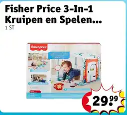Kruidvat Fisher Price 3-In-1 Kruipen en Spelen... aanbieding