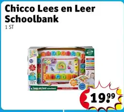 Kruidvat Chicco Lees en Leer Schoolbank aanbieding