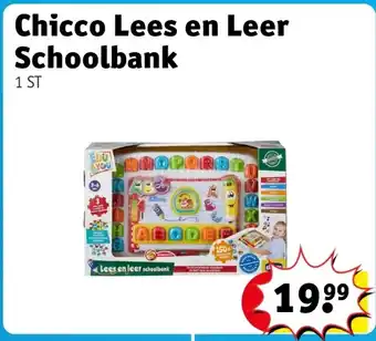 Kruidvat Chicco Lees en Leer Schoolbank aanbieding