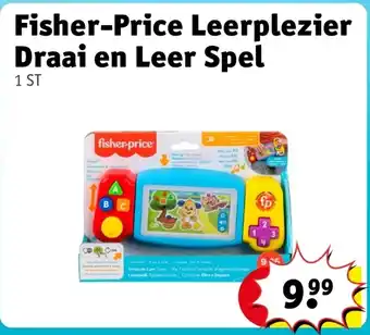 Kruidvat Fisher-Price Leerplezier Draai en Leer Spel aanbieding