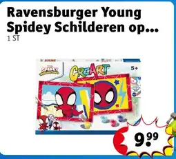 Kruidvat Ravensburger Young Spidey Schilderen op aanbieding