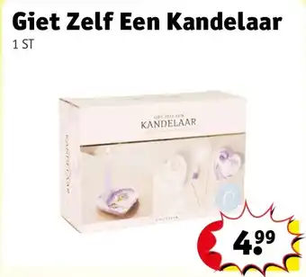 Kruidvat Giet Zelf Een Kandelaar aanbieding