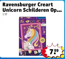 Kruidvat Ravensburger Creart Unicorn Schilderen Op aanbieding