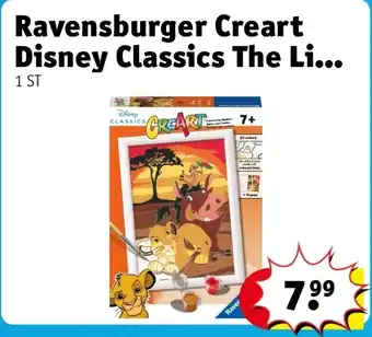 Kruidvat Ravensburger Creart Disney Classics The Li aanbieding