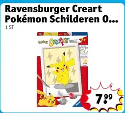 Kruidvat Ravensburger Creart Pokémon Schilderen O aanbieding