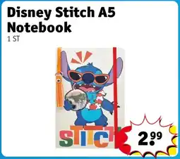 Kruidvat Disney Stitch A5 Notebook aanbieding