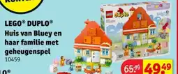 Kruidvat Lego Duplo Huis van Bluey en haar familie met geheugenspel aanbieding