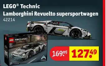 Kruidvat LEGO Technic Lamborghini Revuelto supersportwagen aanbieding