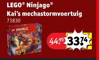 Kruidvat LEGO Ninjago Kai's mechastormvoertuig aanbieding