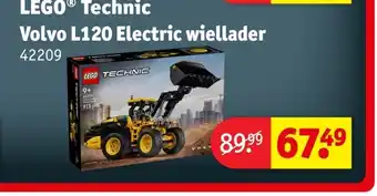 Kruidvat LEGO Volvo L120 Electric wiellader aanbieding